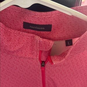 Turtleson Men's Pink Patterned Shirt